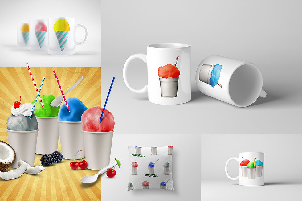 Thumbnail: Summertime Sneauxball Handcrafted Digital Artwork Printable Collection