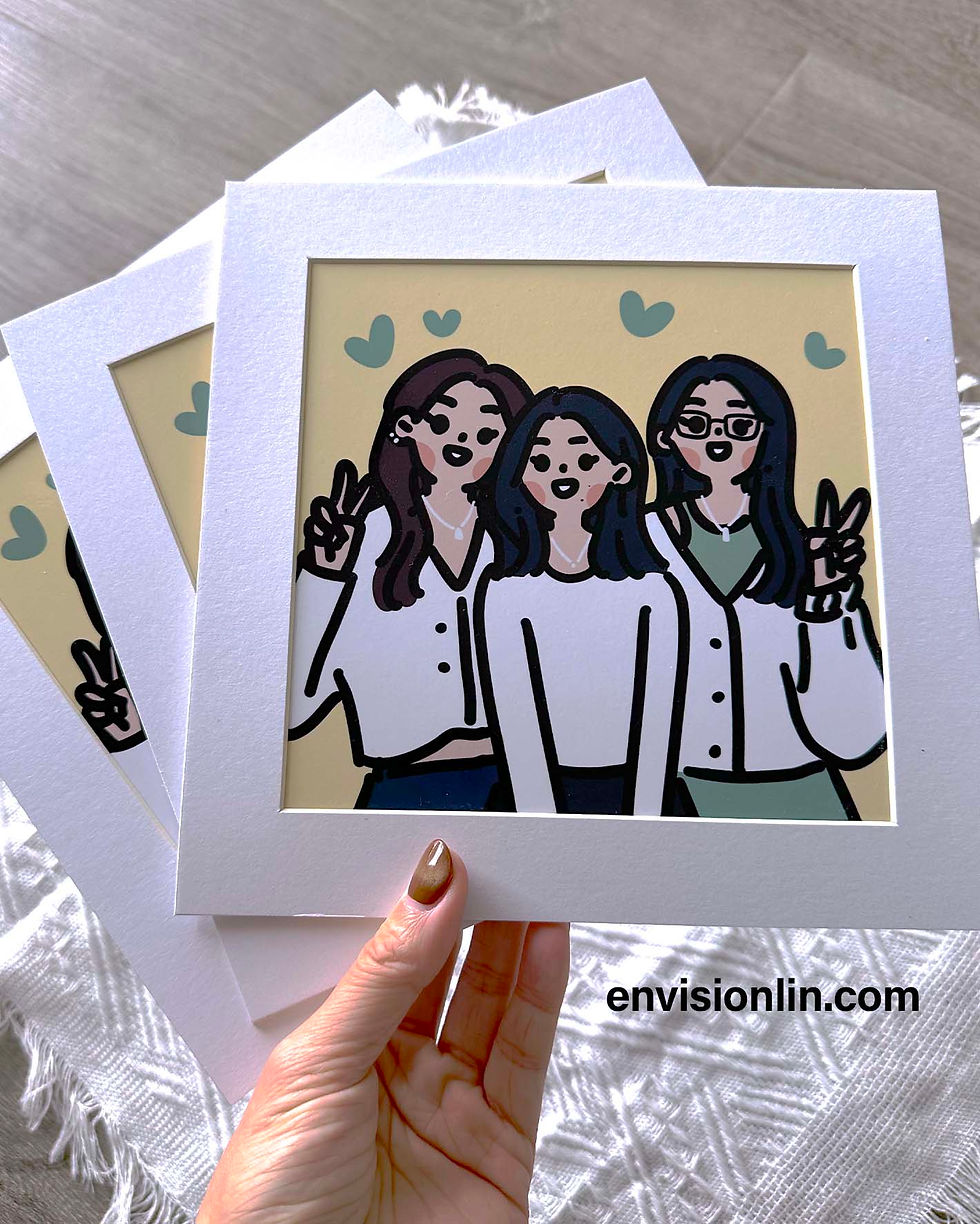 Thumbnail: Custom Premium Art print With White Frame
