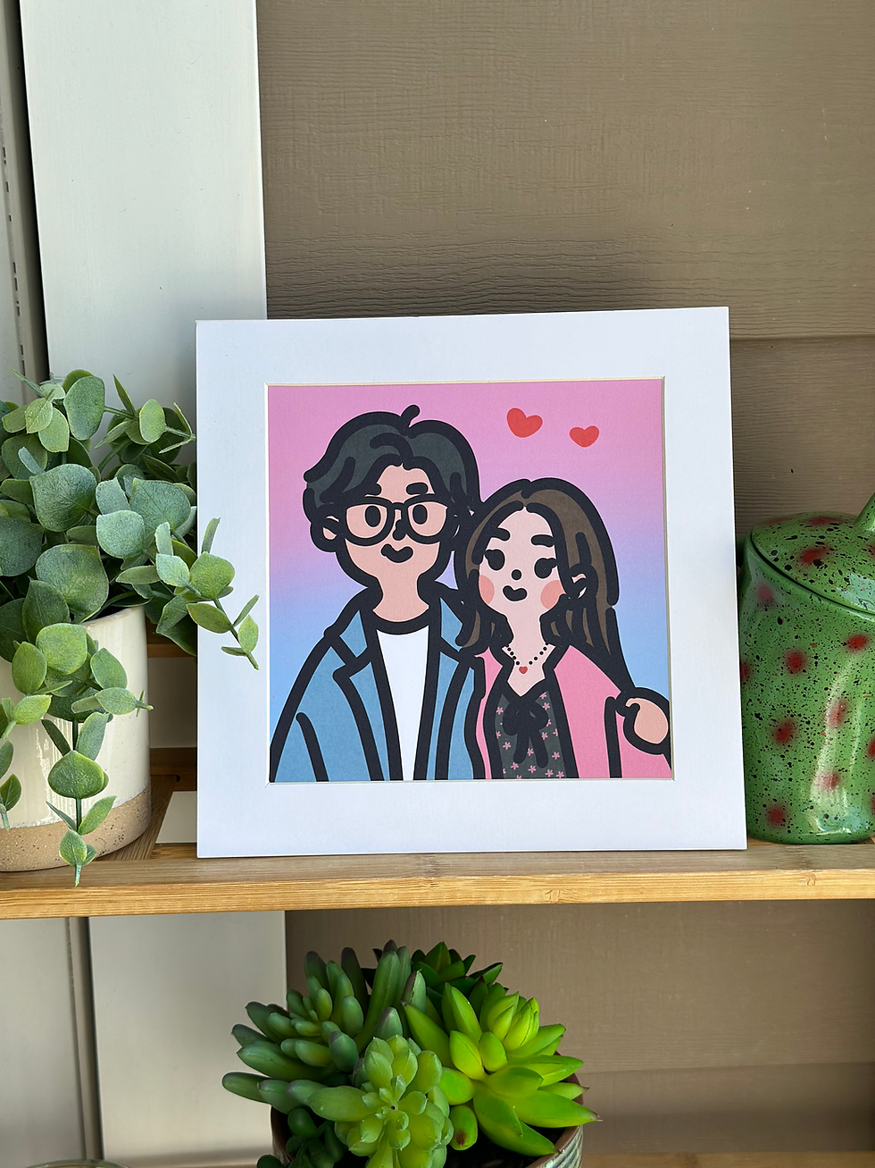 Thumbnail: Custom Premium Art print With White Frame