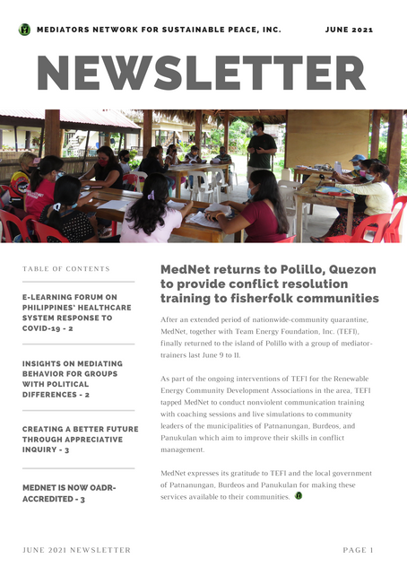 Newsletter | Updates from June 2021