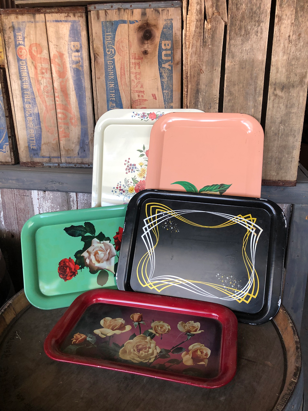 Vintage Metal Trays