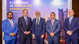 José Galíndez and Martínez-Acha at the 2nd International Tax Conference in Panama