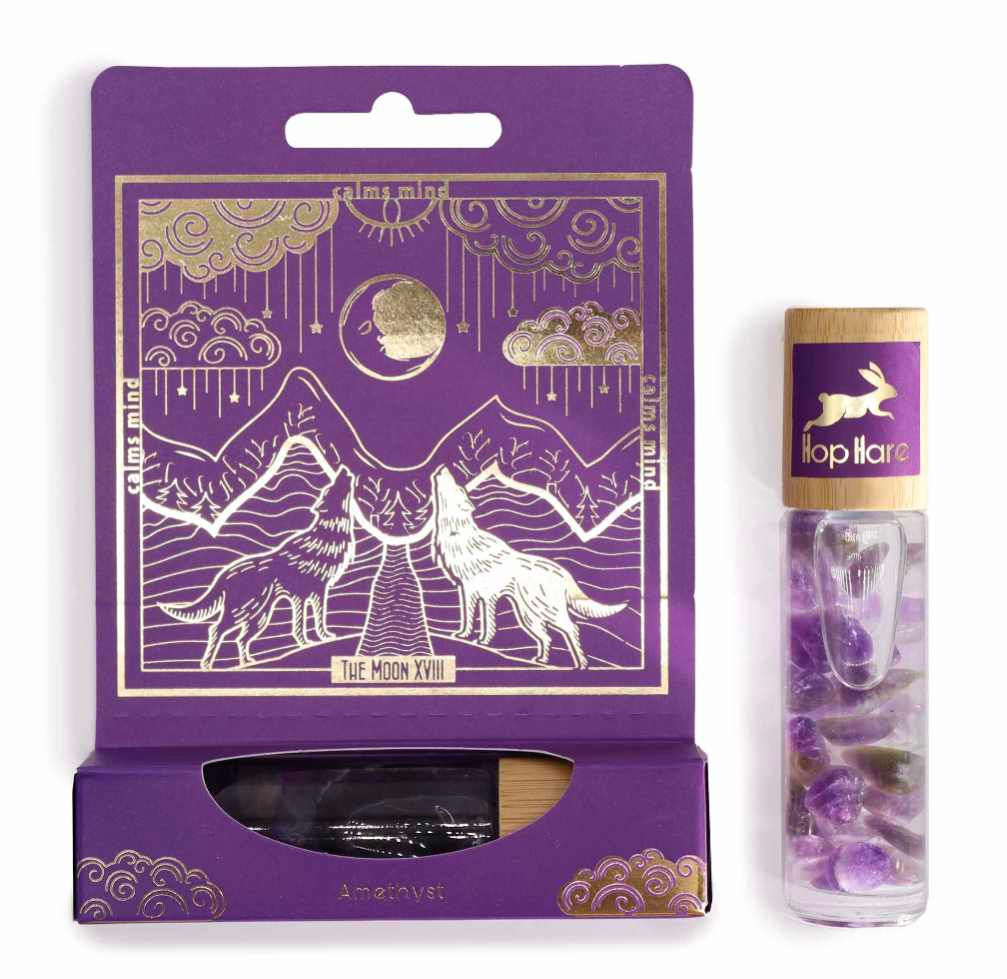 The Moon Roll On - Hop Hare Essential Oil Gemstone Roll On - The Moon