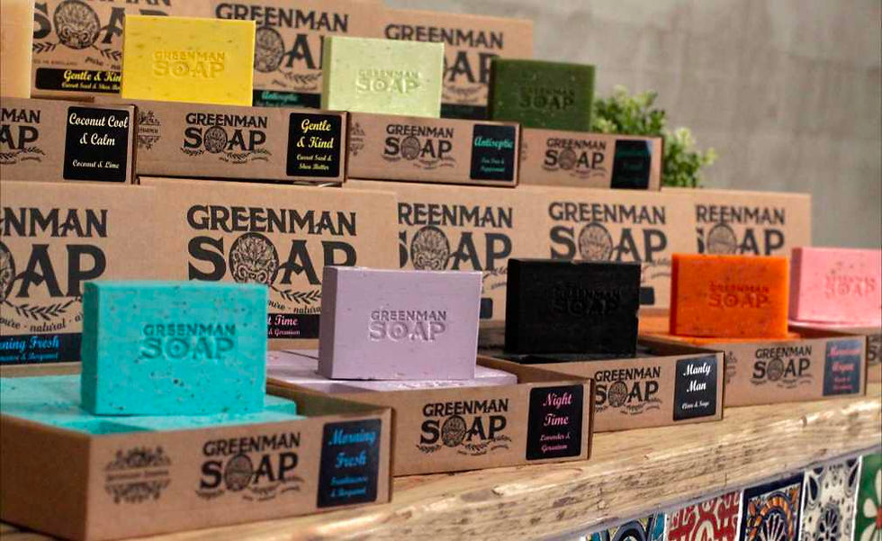Thumbnail: Greenman Soap Slice 100g - Morning Fresh