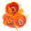 Thumbnail: Set of 3 Soap Flower Heart Box - Peach Roses