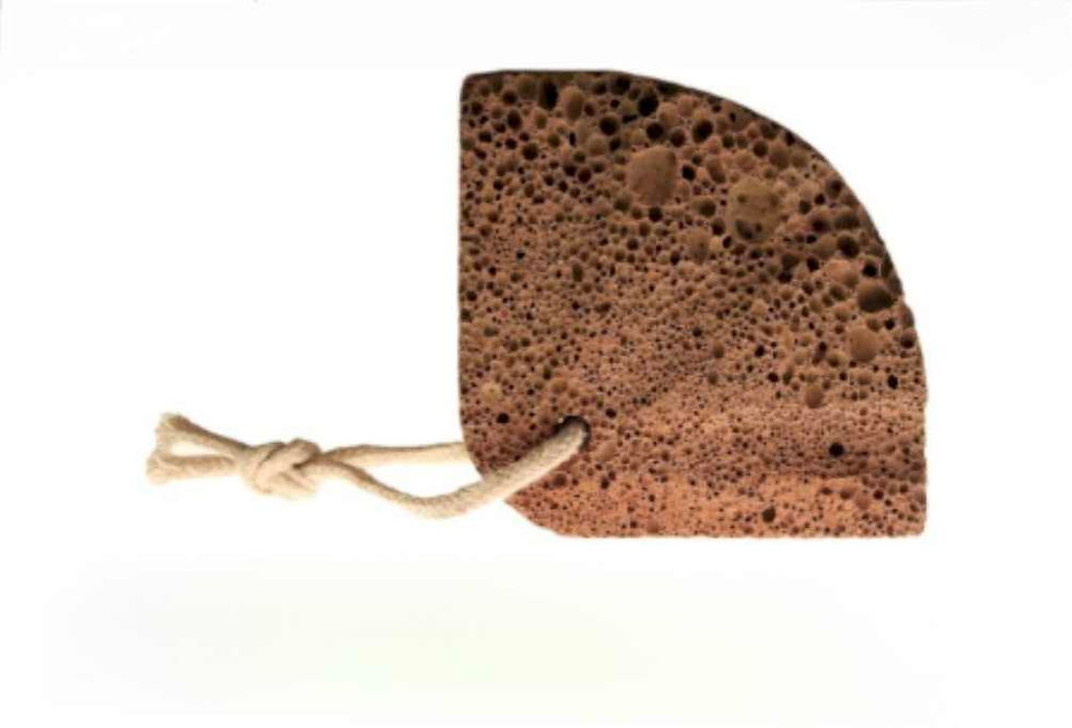 Volcanic Foot Stone - Shell Shape