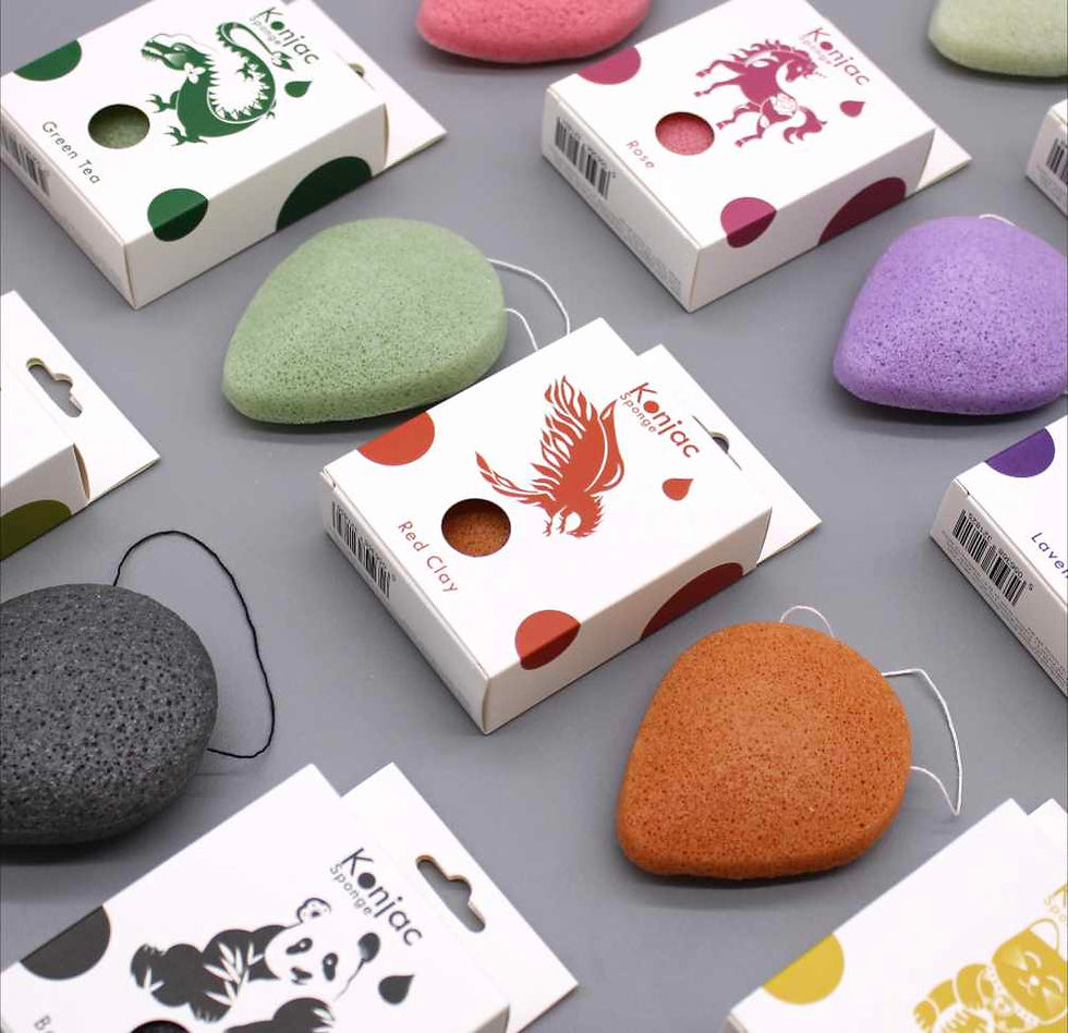 Thumbnail: Teardrop Konjac Sponge - Rose - Anti-aging