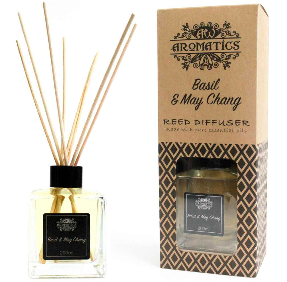 200ml Basil & Maychang Essential Oil Reed Diffuser