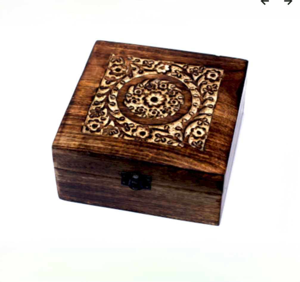 Mango Aromathrapy Box - Floral holds 25 bottles-