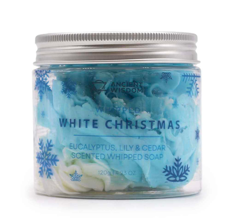 White Christmas Whipped Soap 120g