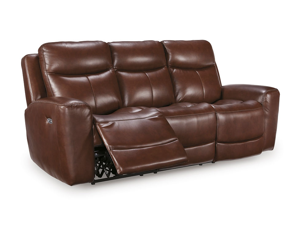 Thumbnail: Next Move Mahogany PWR REC Sofa w/ ADJ Headrest