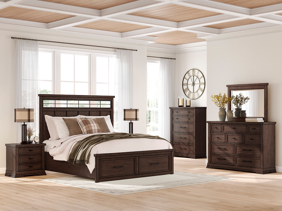 Taffenbrook Queen Platform Storage Bed