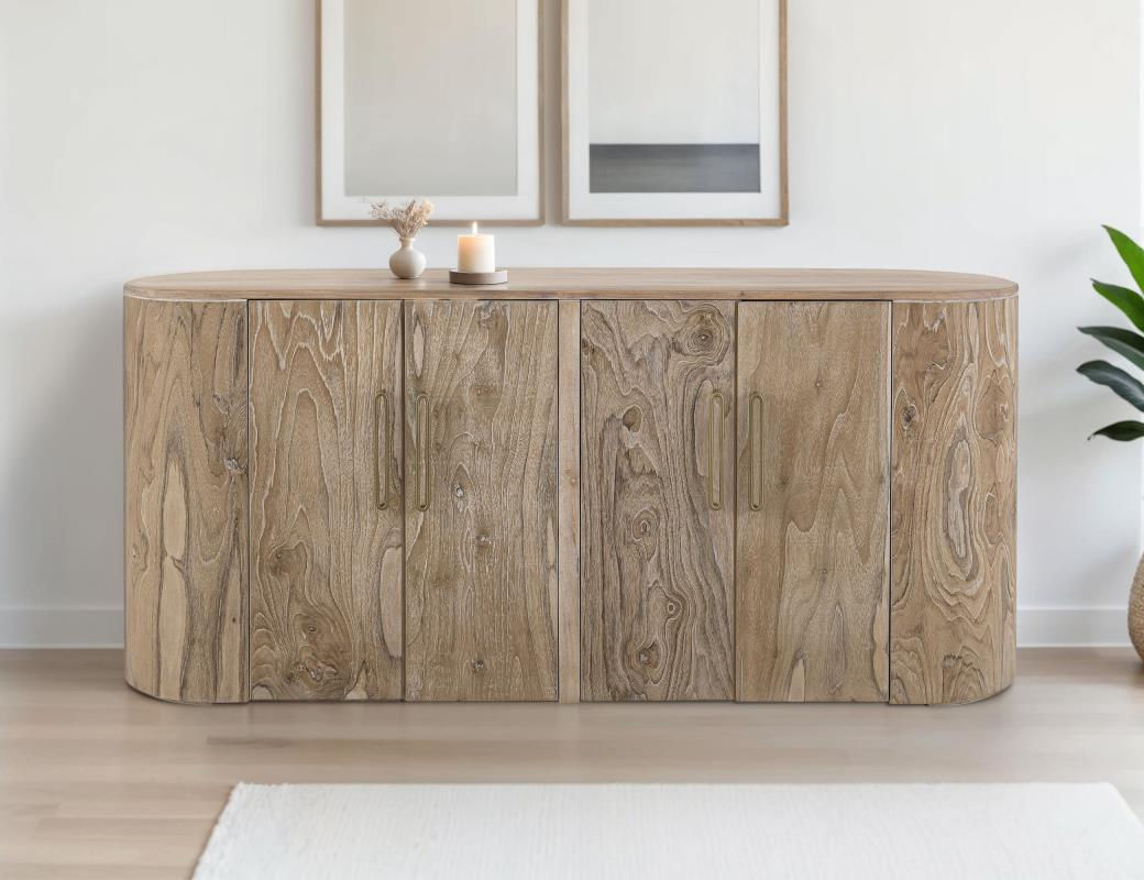 White Balam 4-Door Console