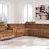 Thumbnail: Temmpton 6-Piece Power Reclining Sectional
