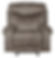 Recharger Charcoal Power Rocker Recliner w/ Heat, Lumbar & Massage