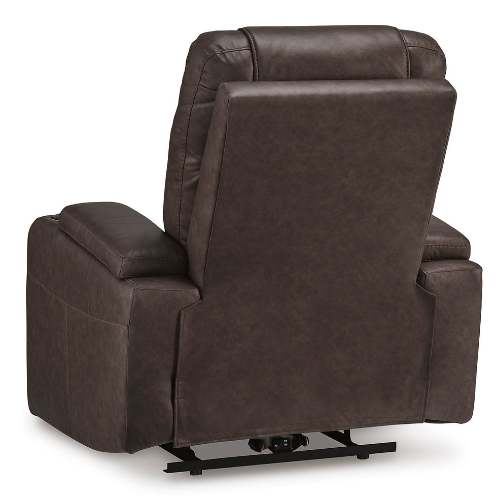 Thumbnail: Schooner Rocks Umber Power Recliner w/ ADJ. Headrest, USB, & Storage