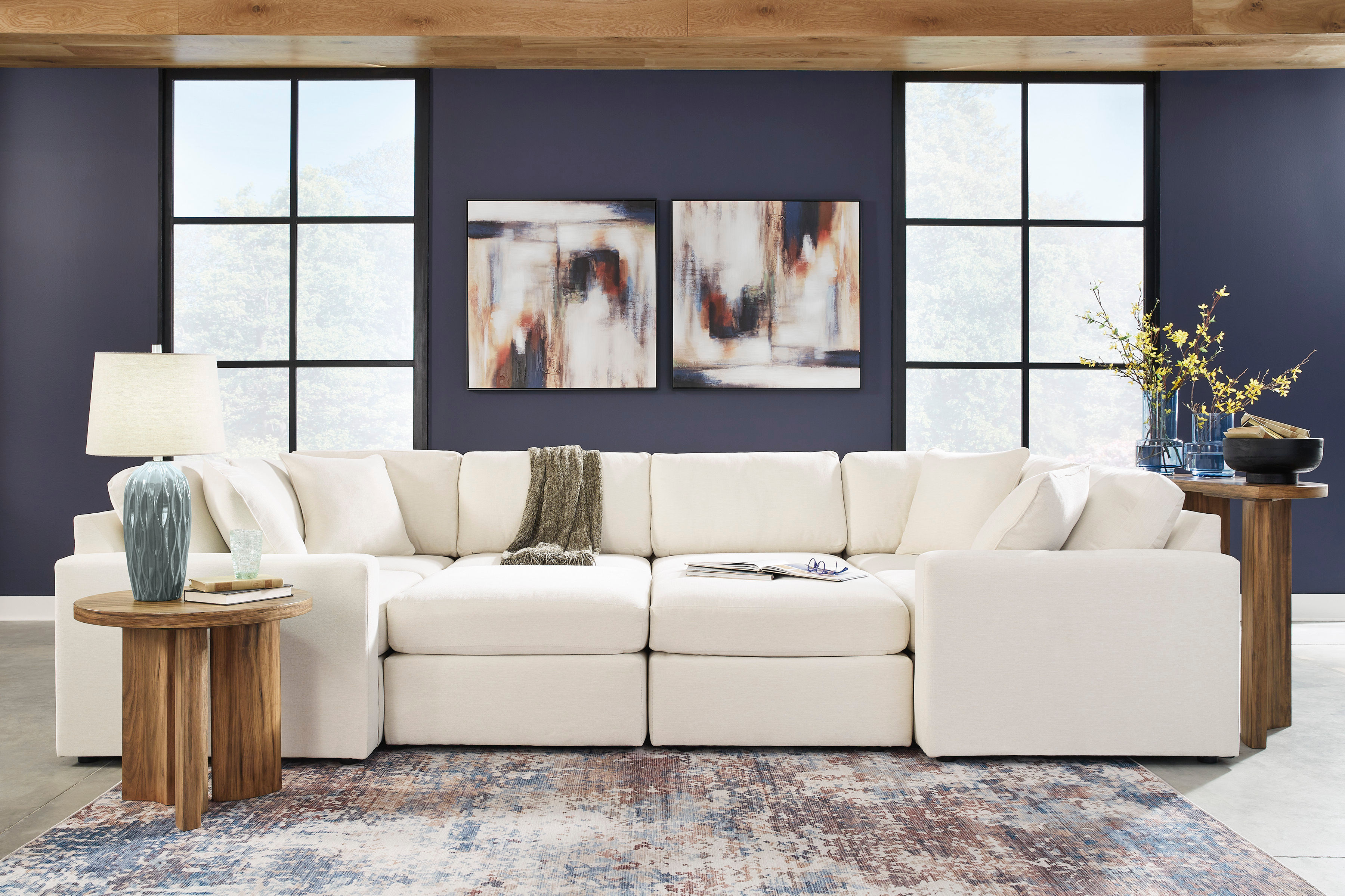 Modmax Oyster 8-PC Sectional