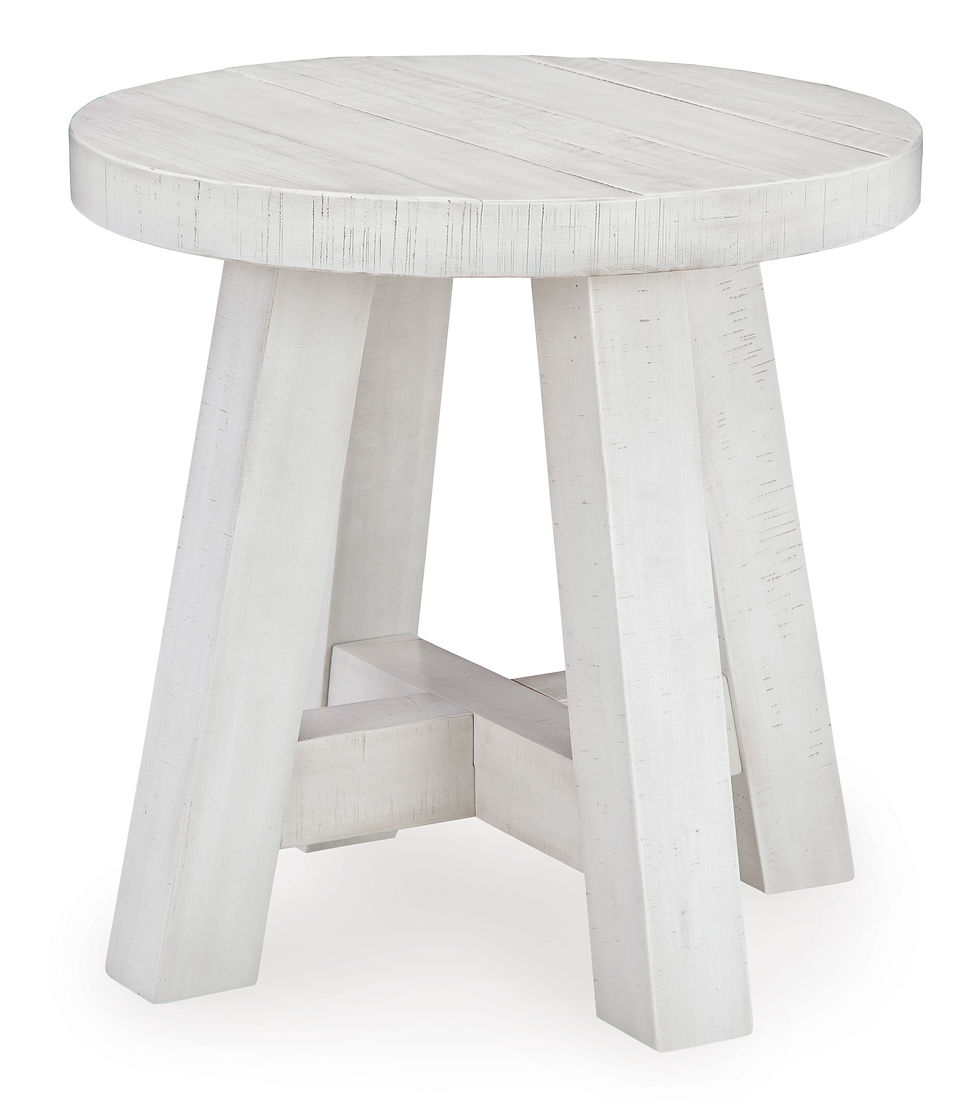 Thumbnail: Jallison Off White End Table