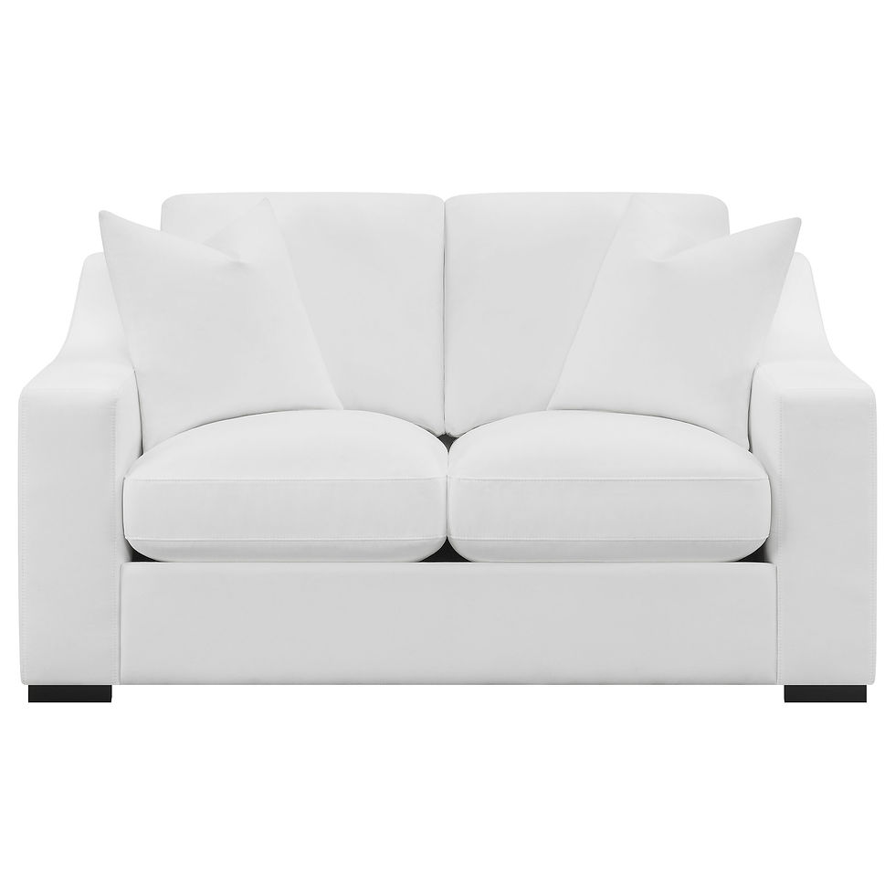 Thumbnail: Ashlyn White Loveseat