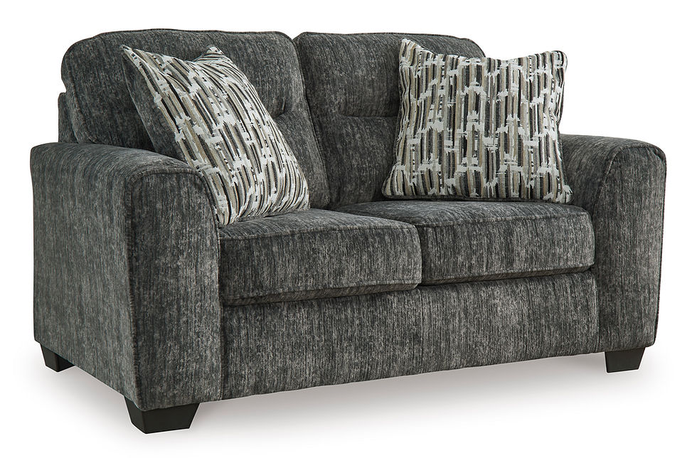 Thumbnail: Lonoke Gunmetal Loveseat