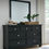 Thumbnail: Lanolee Black 7-Drawer Dresser