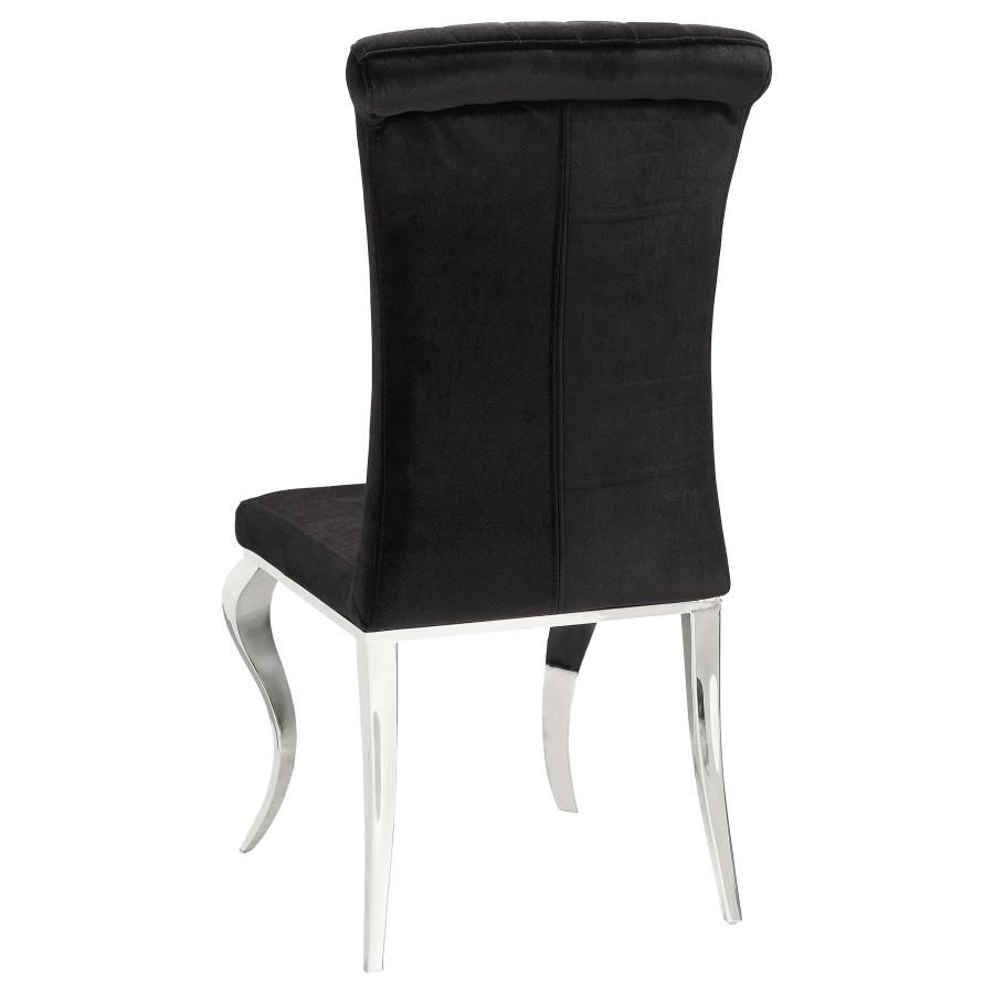 Thumbnail: Quinn Dining Table & 4 Black Side Chairs