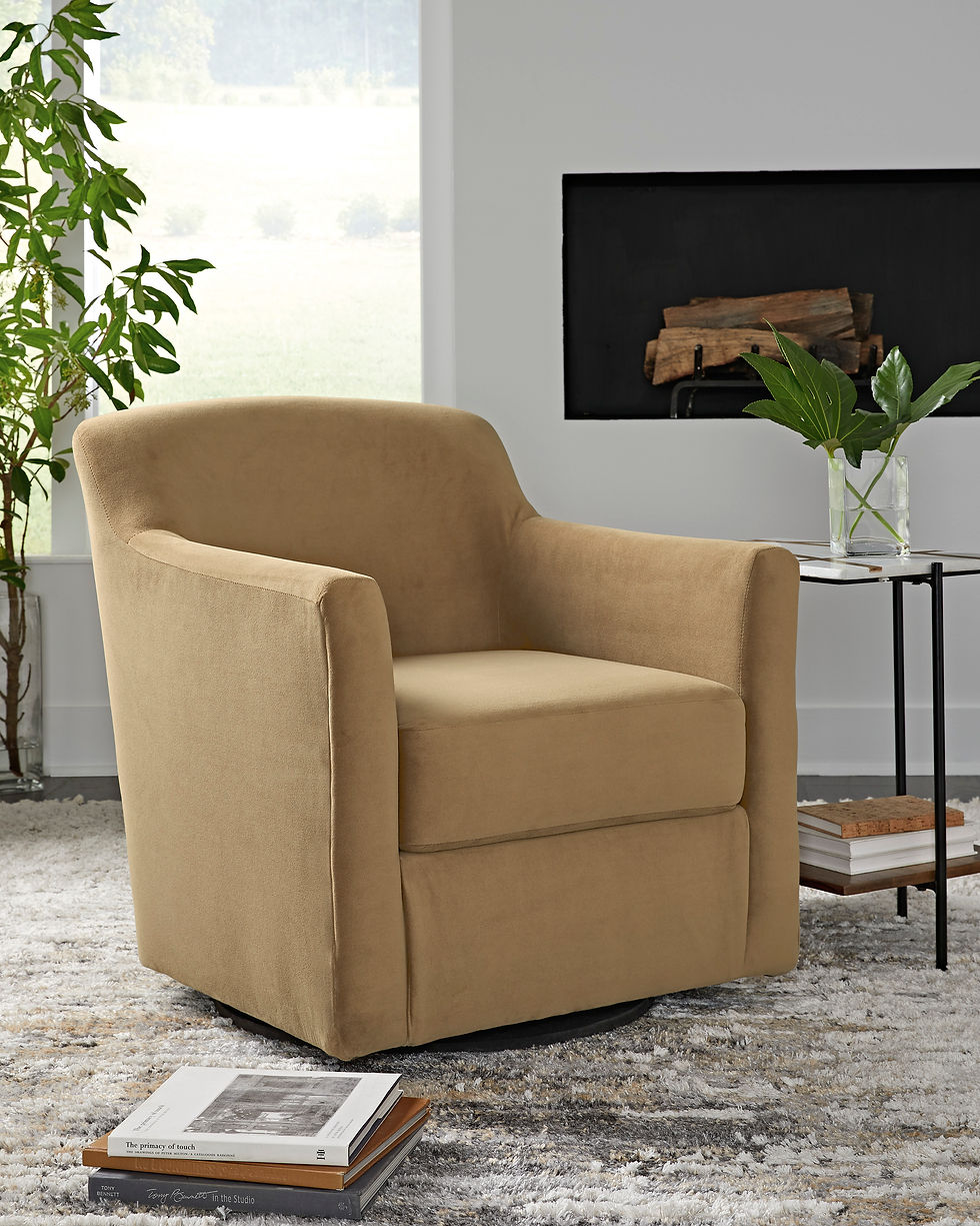 Thumbnail: Bradney Honey Swivel Accent Chair