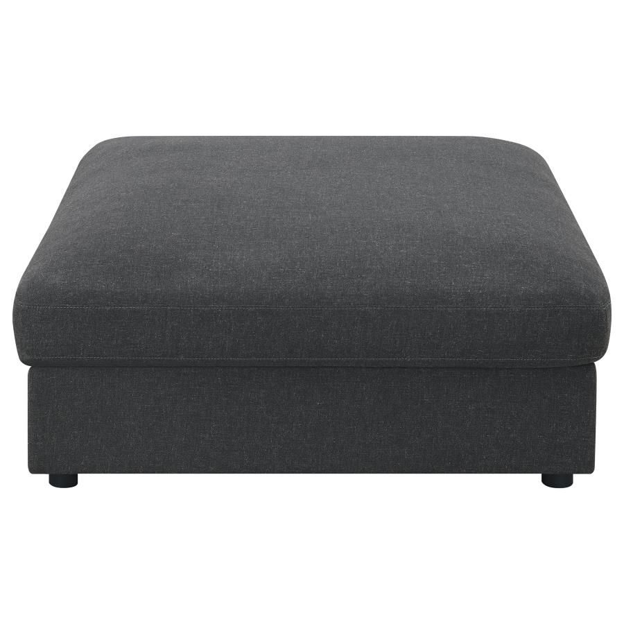 Thumbnail: Serene Charcoal 3-PC Sectional w/ Ottoman