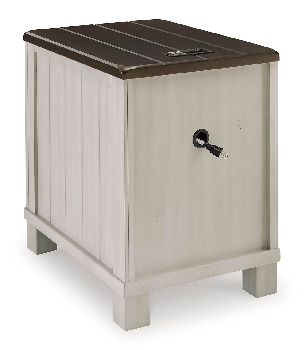 Thumbnail: Darborn Gray/Brown Chairside End Table