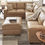 Thumbnail: Bandon Toffee Oversized Accent Ottoman