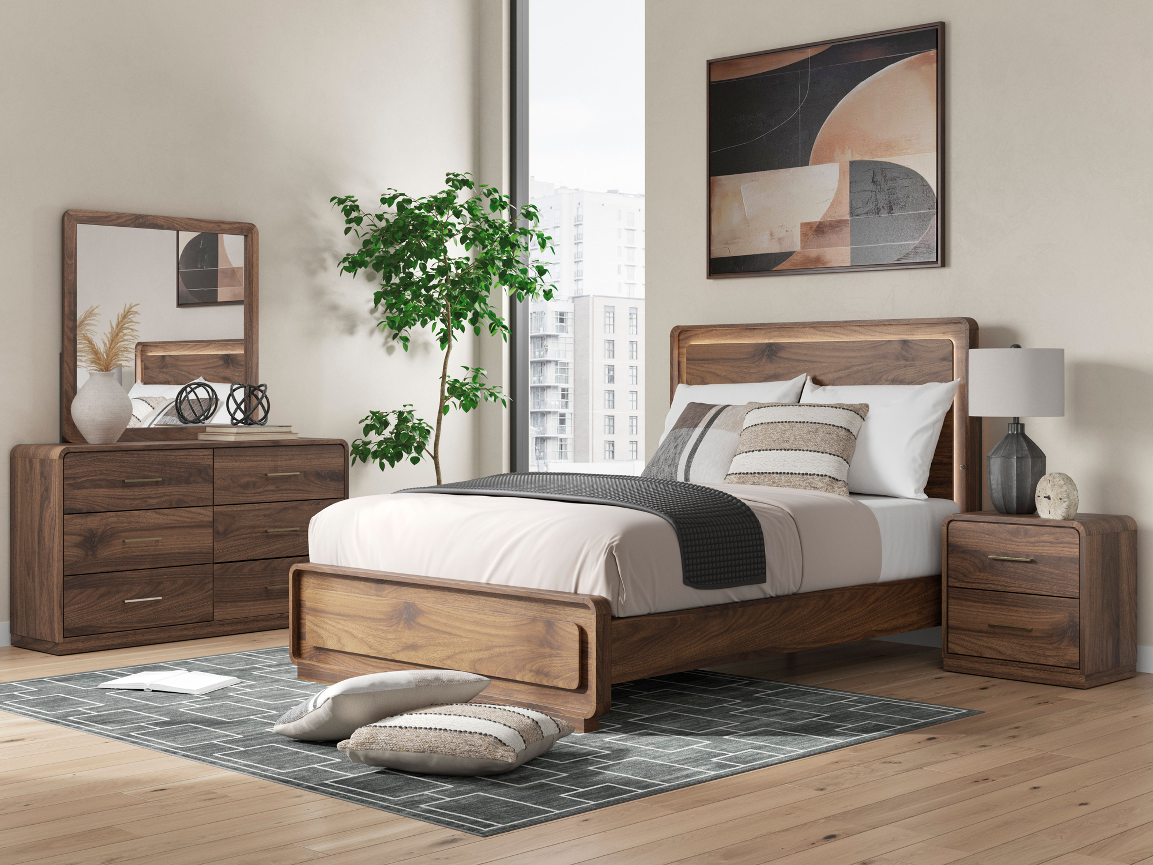 Fortlorn Queen Panel Bed