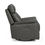 Thumbnail: Rowland Coal Leather Power Swivel Glider