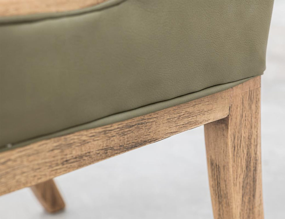 Thumbnail: Balam Green Upholstered Chair