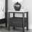 Thumbnail: Cadmori Black Nightstand