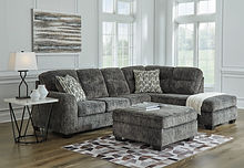 Lonoke Gunmetal 2-Piece Sectional w/ RSF Chaise