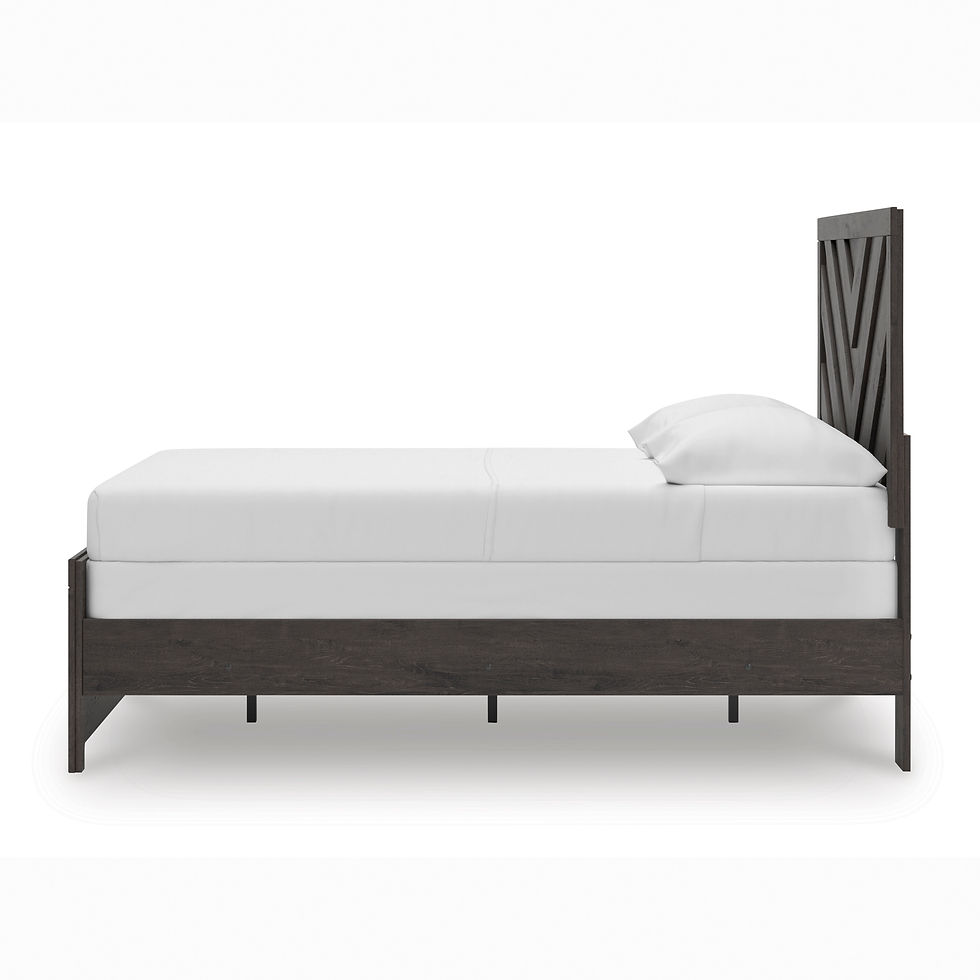 Thumbnail: Prendonea Charcoal Twin Panel Bed