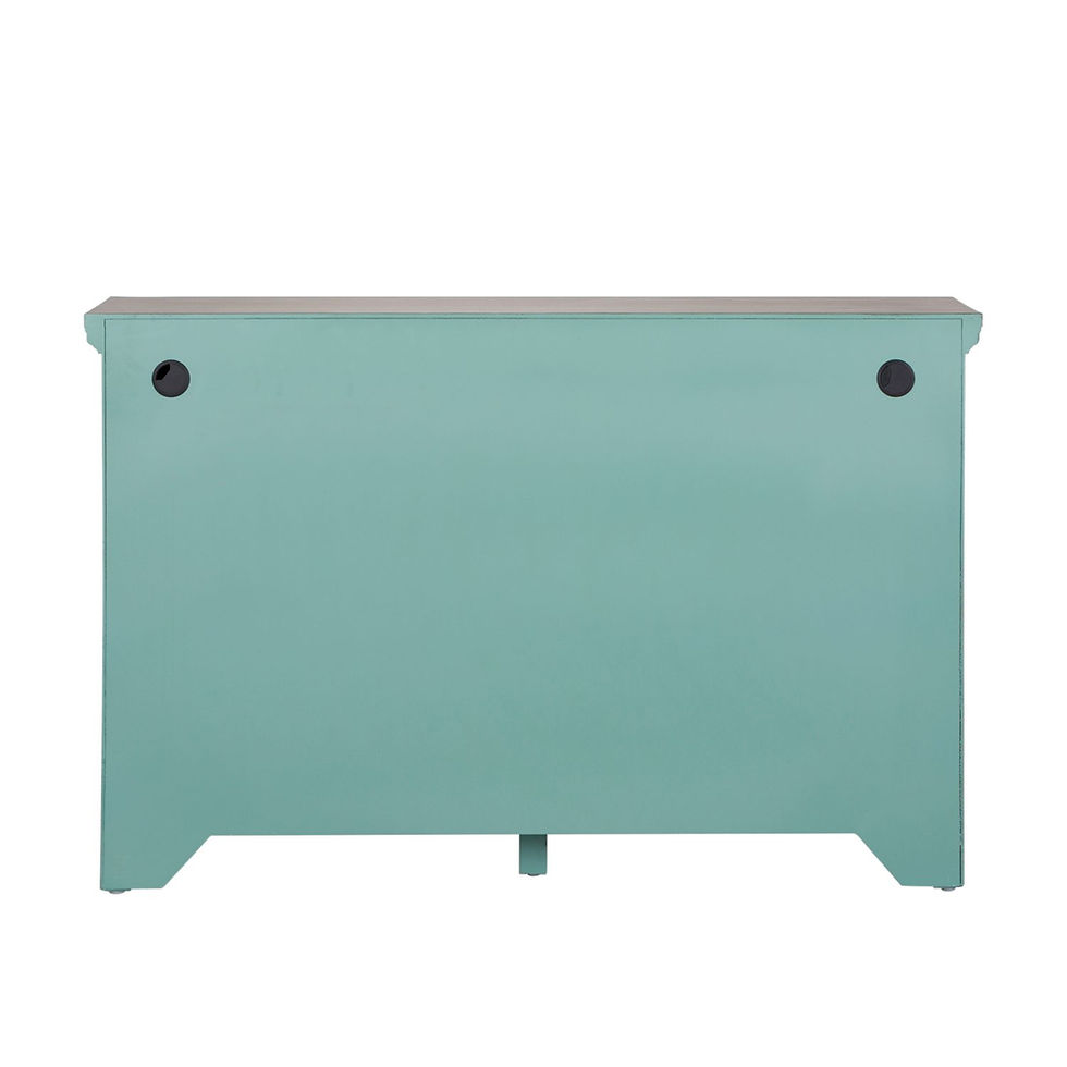 Thumbnail: Kensington Turquoise 3-Door Cabinet
