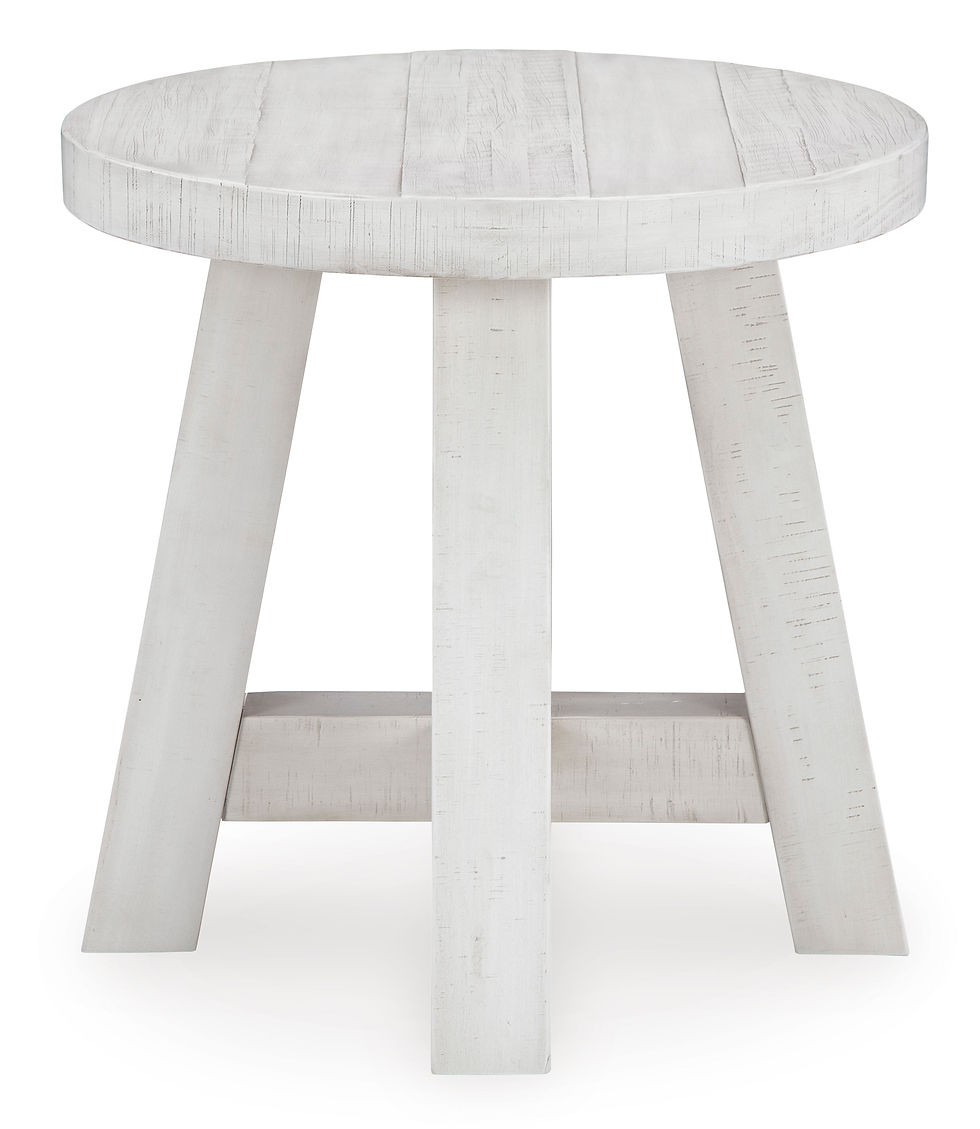 Thumbnail: Jallison Off White End Table