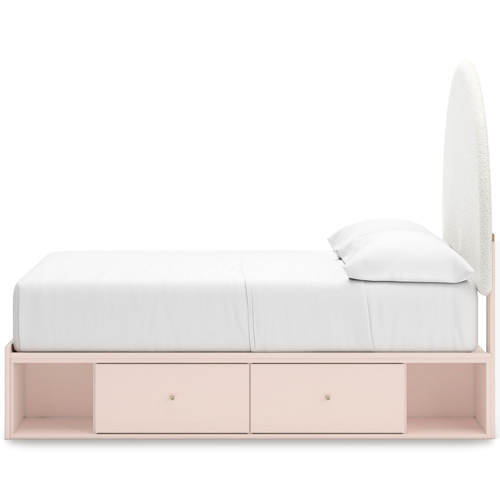 Thumbnail: Wistenpine Blush Youth Full 1-Sided Storage Bed