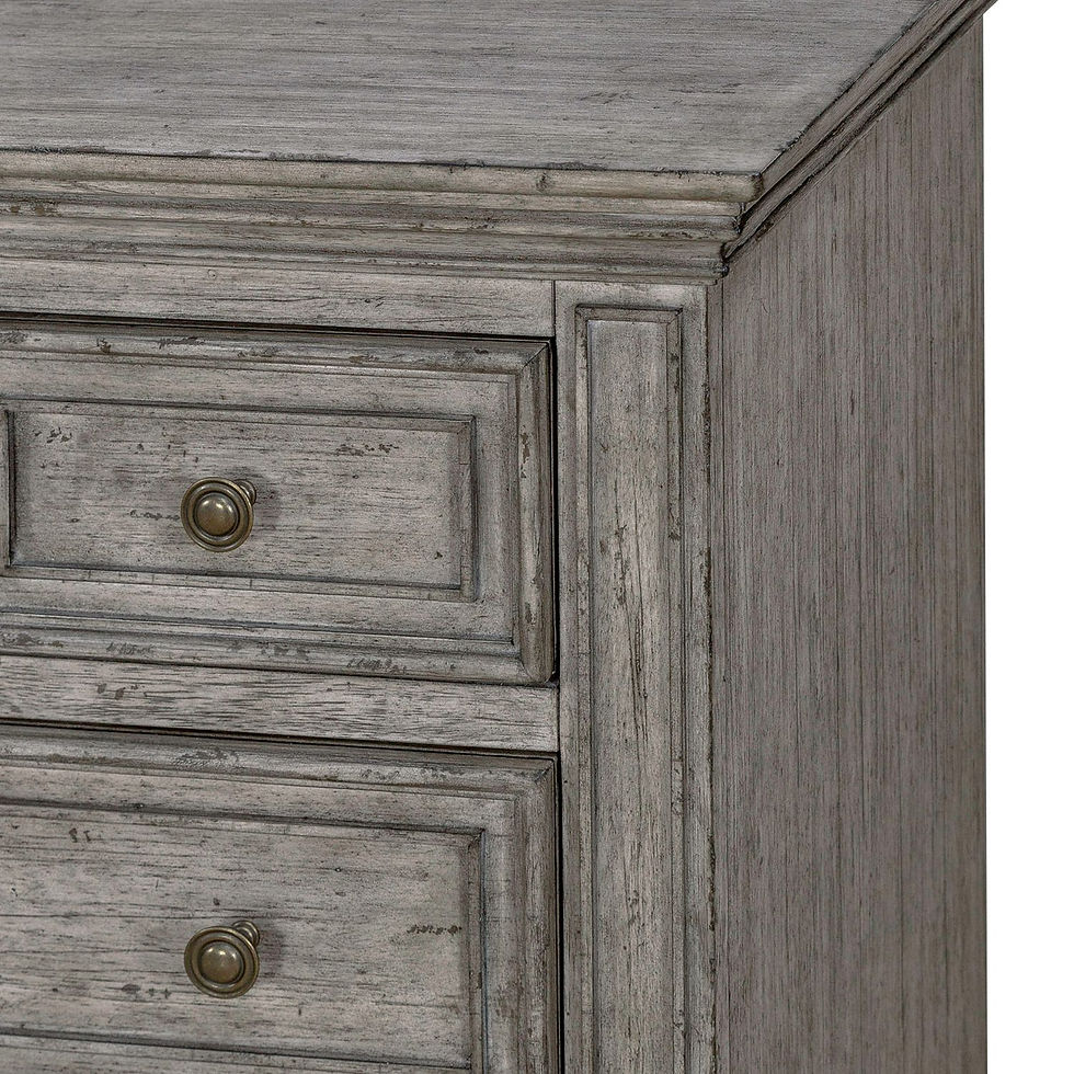 Thumbnail: Big Valley Gray XL Bedside Chest
