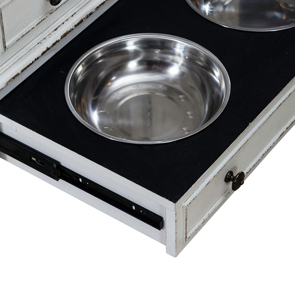 Thumbnail: Magnolia Manor Pet Feeder Cabinet