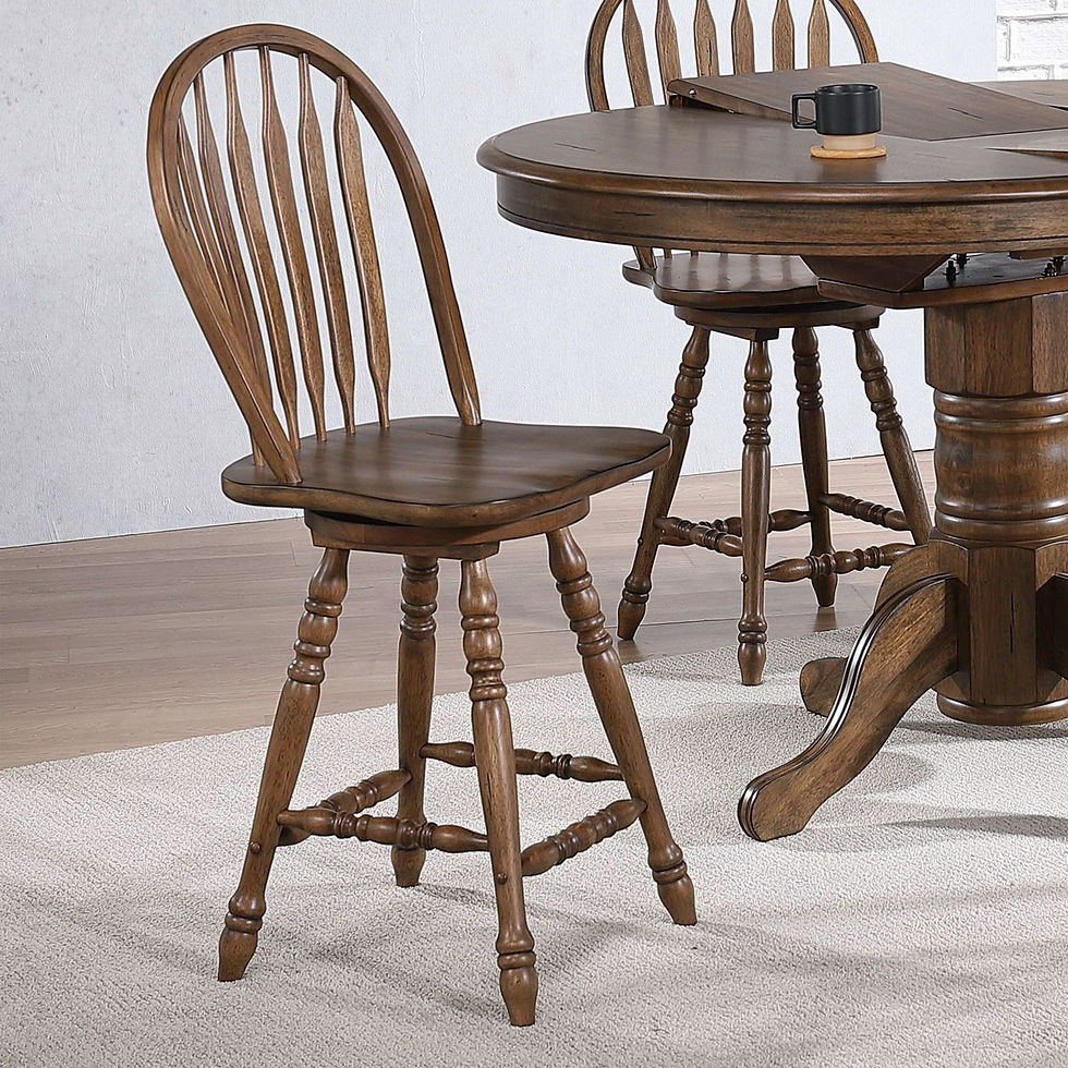 Thumbnail: Carolina Crossing Gathering Table & 4 Chairs