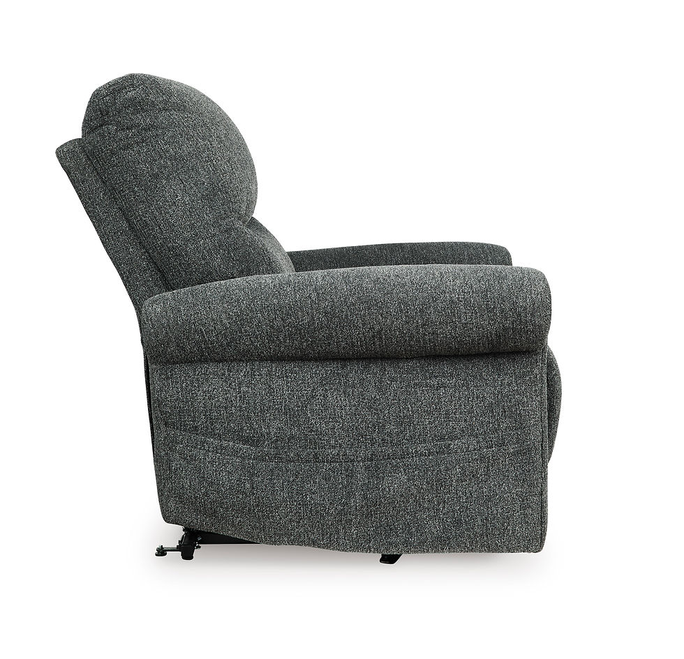 Thumbnail: Aureta Charcoal Power Lift Recliner