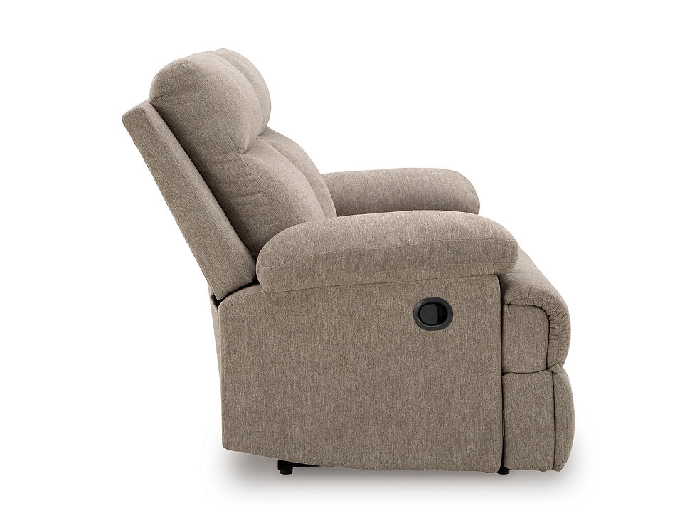 Thumbnail: Side-Swipe Mocha Reclining Loveseat