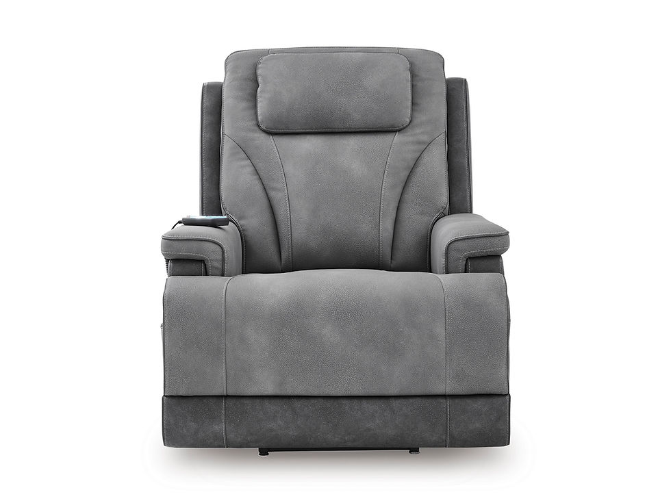 Thumbnail: 4Z-Peaceful Pause Slate Gray Power Lift Recliner