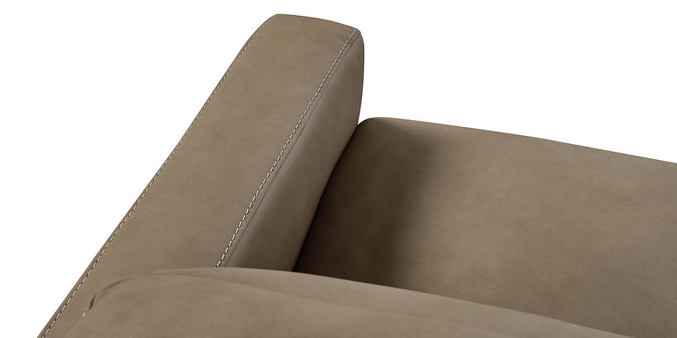 Thumbnail: Caswell Leather Goodland Mushroom Zero Gravity Power Wall Recliner