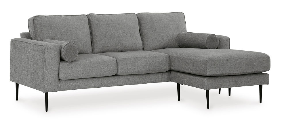 Thumbnail: Hazela Charcoal Sofa Chaise