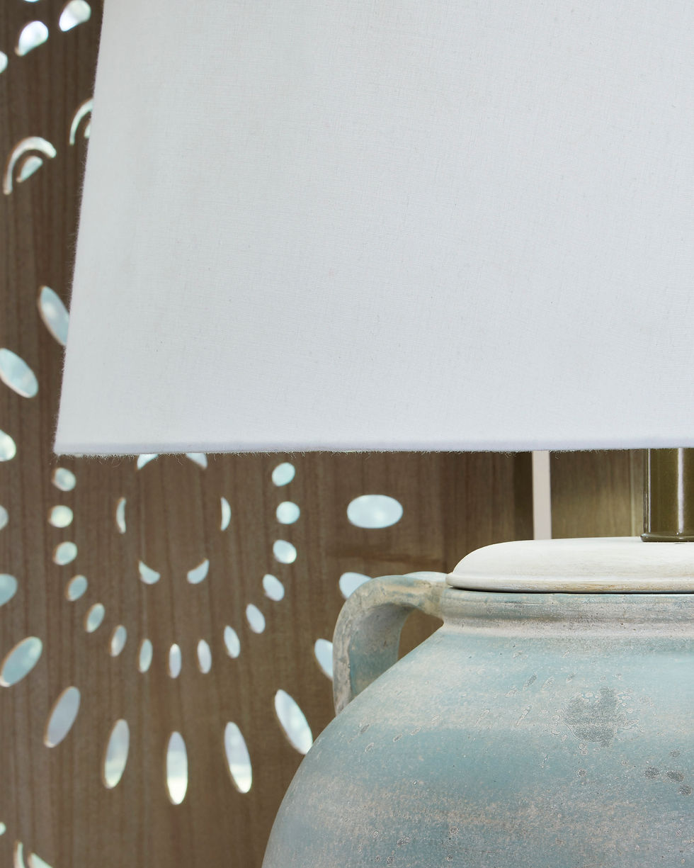Thumbnail: Shawburg Terracotta Table Lamp