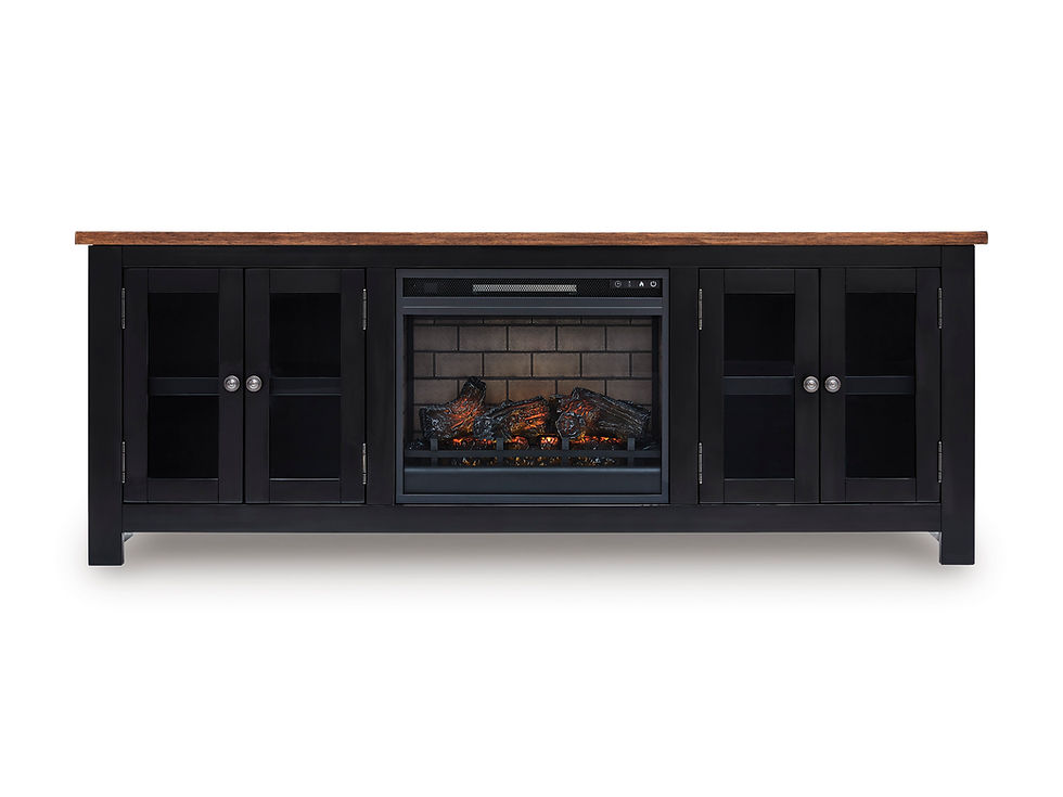 Thumbnail: Wildenauer 76" TV Stand w/ Electric Fireplace