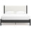 Thumbnail: Cadmori Partial Upholstered Panel Bed